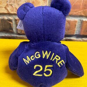 Mark McGwire 1998 Salvino's Bamm Beanos Beanie Babies MLB Baseball NWT